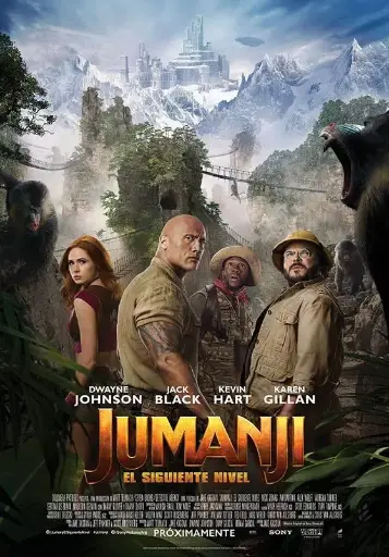 [2019] - Jumanji: El Siguiente Nivel - 1080p